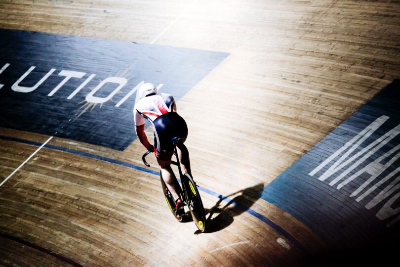 Indoor Velodrome Cycling Winter Escape